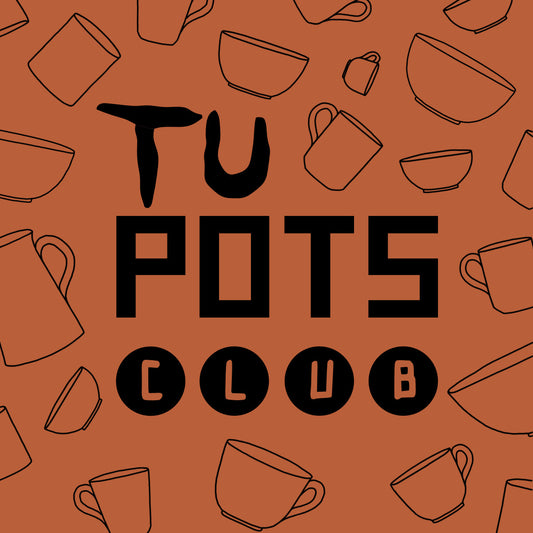Minimalist graphic cover for the Club de Ceràmica in Mallorca by Pòrtol Pots. Regular classes and studio practice.