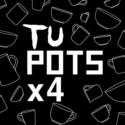 'Tu Pots' x4 Ceramics Workshop Pack